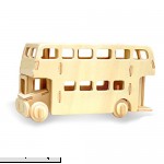 3D Jigsaw Puzzle Wooden Stereo Board Assembly Model Children's Educational Toys as Gifts Bus B07535XZPL
